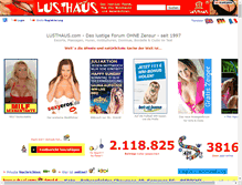 Tablet Screenshot of lusthaus.com